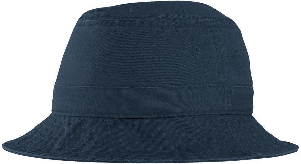 no-logo Port Authority Bucket Hat-Regular-Port Authority-Navy-S/M-Thread Logic