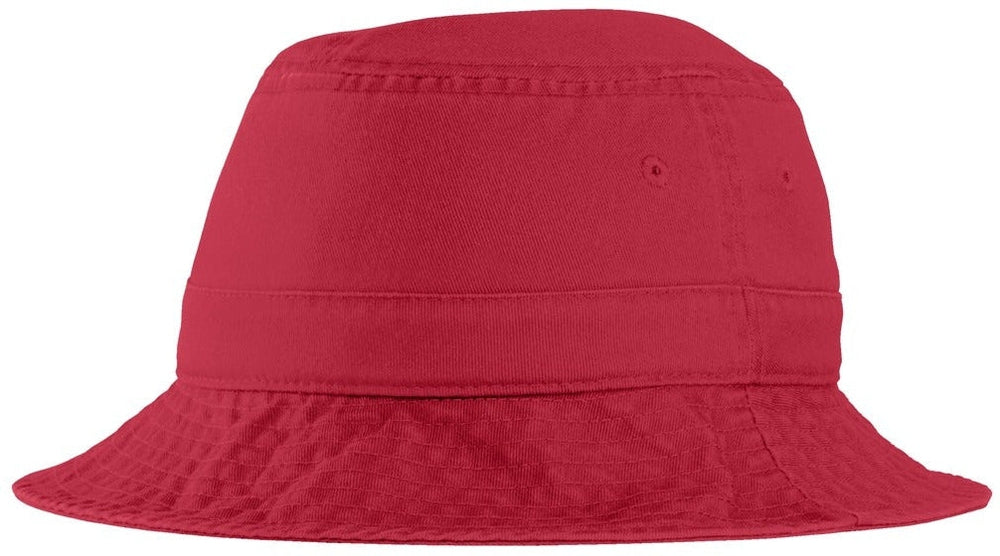 no-logo Port Authority Bucket Hat-Regular-Port Authority-Red-S/M-Thread Logic