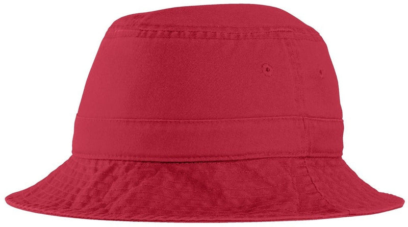 no-logo Port Authority Bucket Hat-Regular-Port Authority-Red-S/M-Thread Logic 