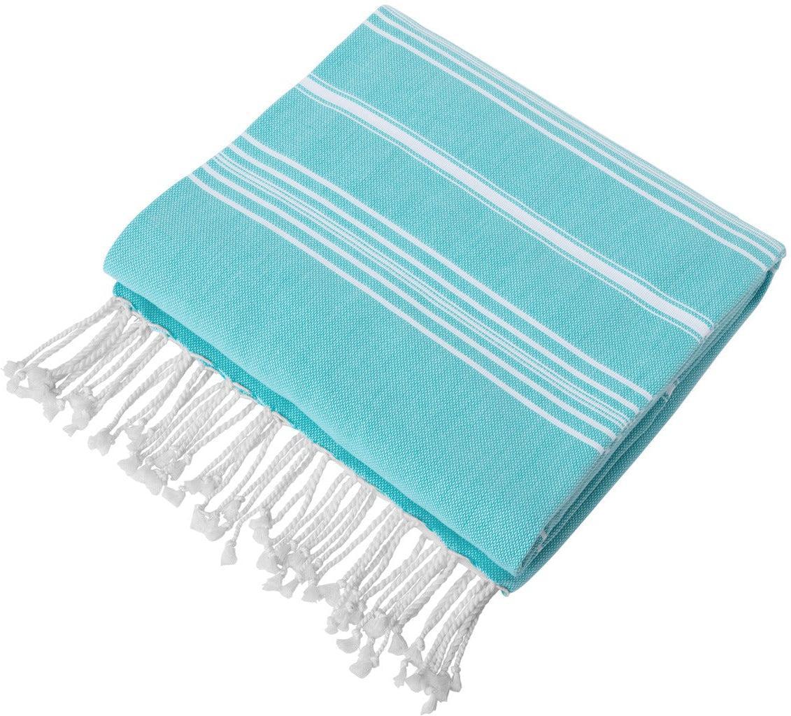 no-logo Port Authority Cali Throw-New-Port Authority-Aquamarine/White-1 Size-Thread Logic