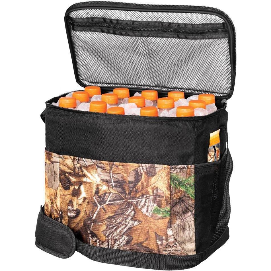no-logo Port Authority Camouflage 24-Can Cube Cooler-Regular-Port Authority-Realtree Xtra/Black-Thread Logic