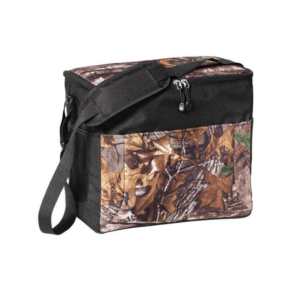 no-logo Port Authority Camouflage 24-Can Cube Cooler-Regular-Port Authority-Realtree Xtra/Black-Thread Logic