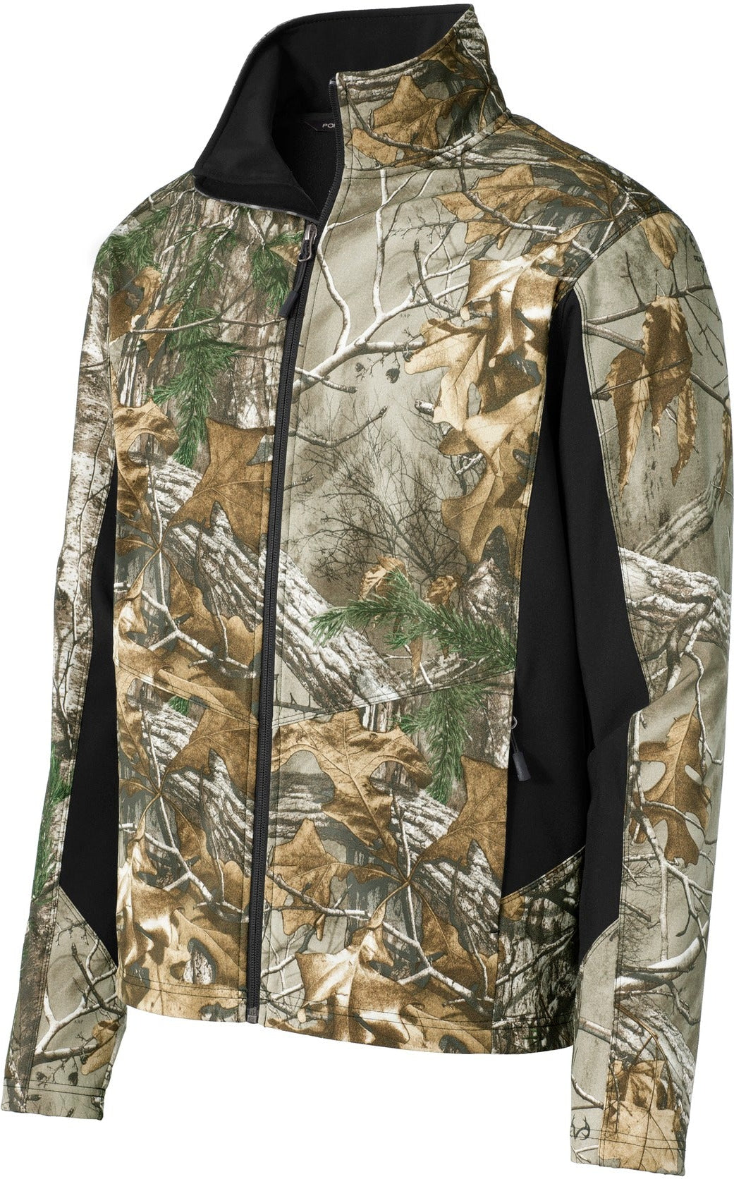 Port Authority Camouflage Colorblock Soft Shell-Regular-Port Authority-Realtree Xtra/Black-S-Thread Logic