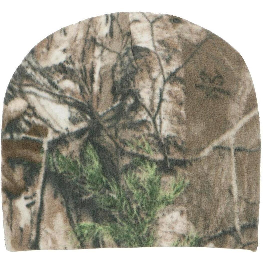 no-logo Port Authority Camouflage Fleece Beanie-Headwear-Port Authority-Realtree Xtra-OSFA-Thread Logic