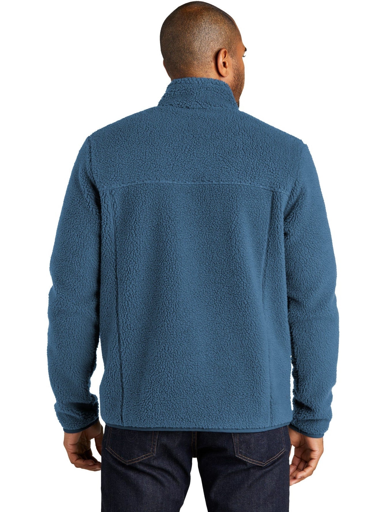 no-logo Port Authority Camp Fleece Snap Pullover-Regular-Port Authority-Thread Logic