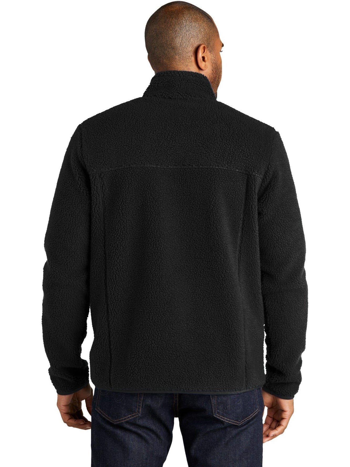 no-logo Port Authority Camp Fleece Snap Pullover-Regular-Port Authority-Thread Logic