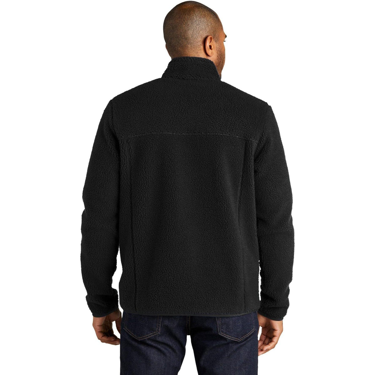 no-logo Port Authority Camp Fleece Snap Pullover-Regular-Port Authority-Thread Logic