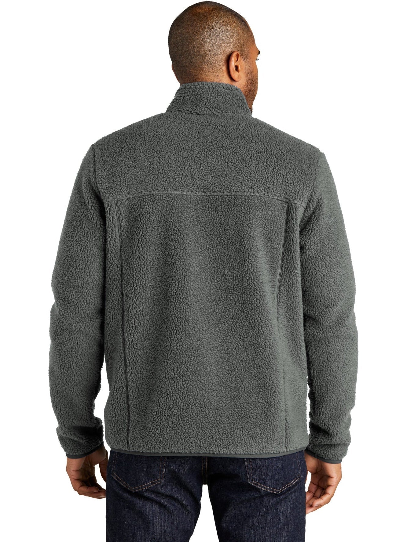no-logo Port Authority Camp Fleece Snap Pullover-Regular-Port Authority-Thread Logic