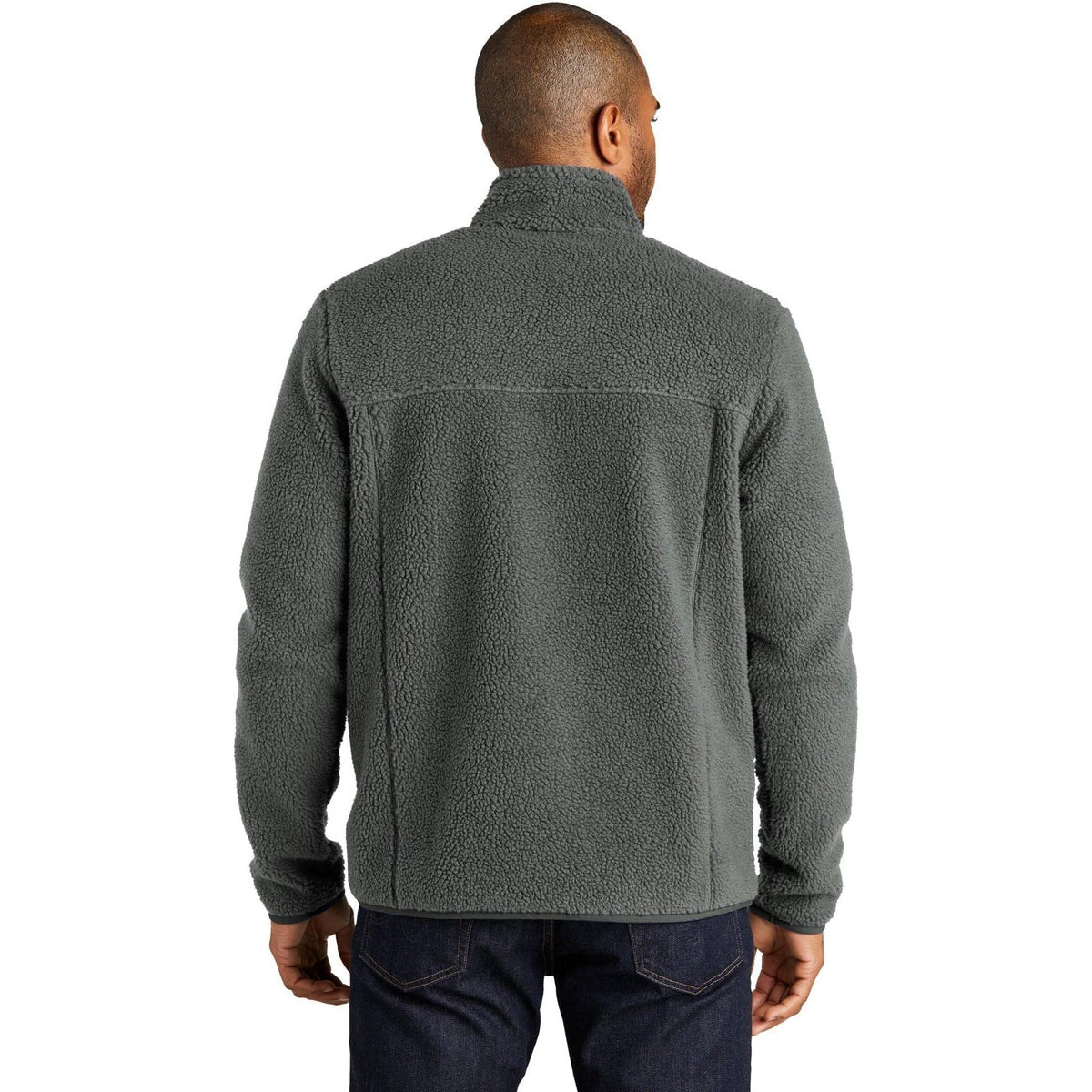 no-logo Port Authority Camp Fleece Snap Pullover-Regular-Port Authority-Thread Logic