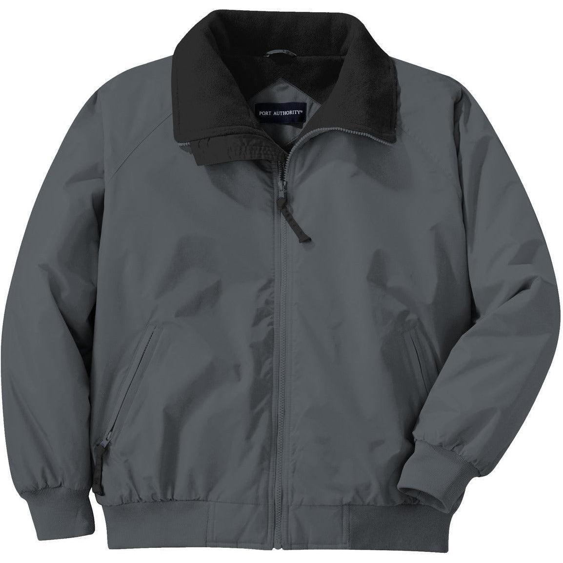no-logo Port Authority Challenger Jacket-Regular-Port Authority-Steel Grey/True Black-S-Thread Logic