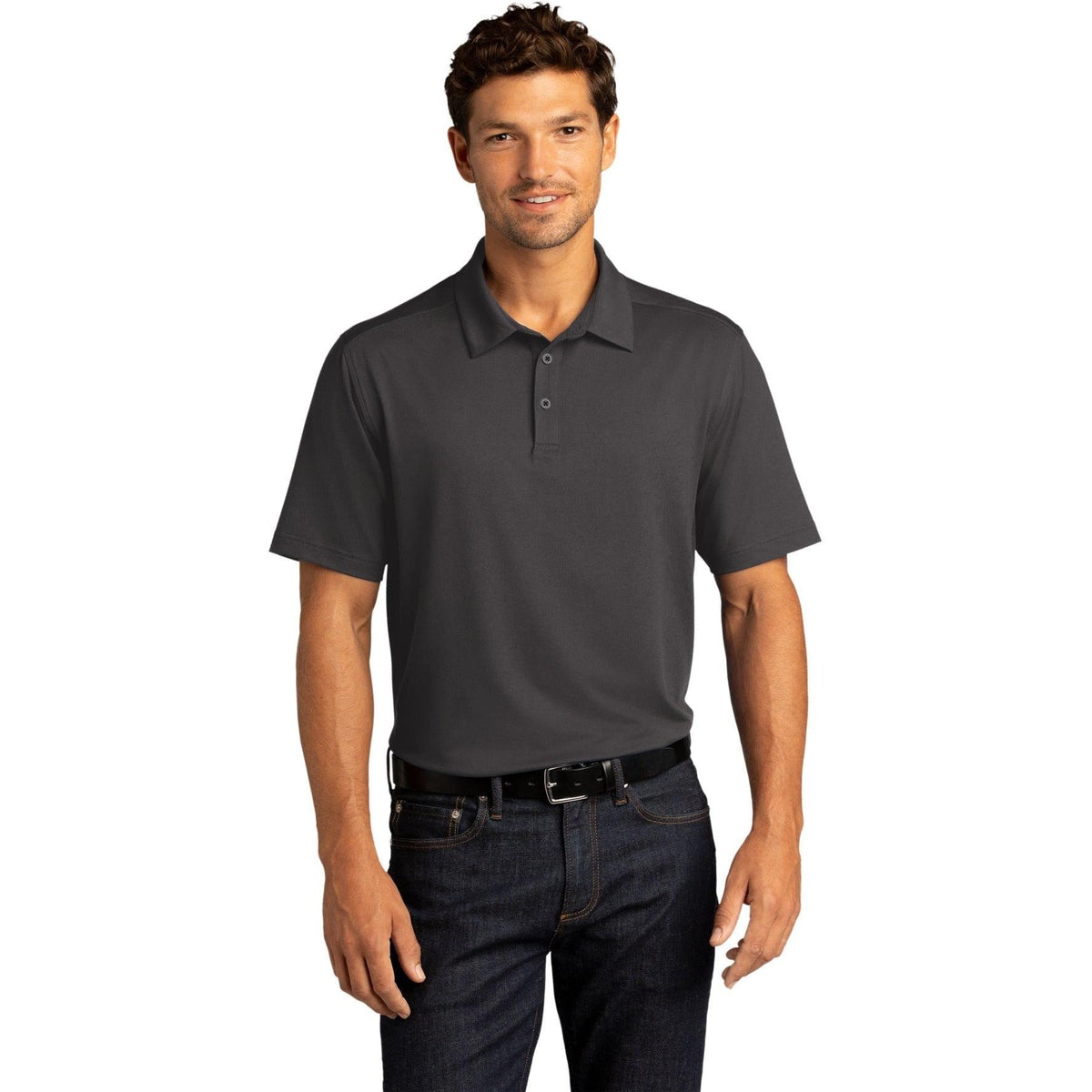 no-logo Port Authority City Stretch Polo-Regular-Port Authority-Thread Logic