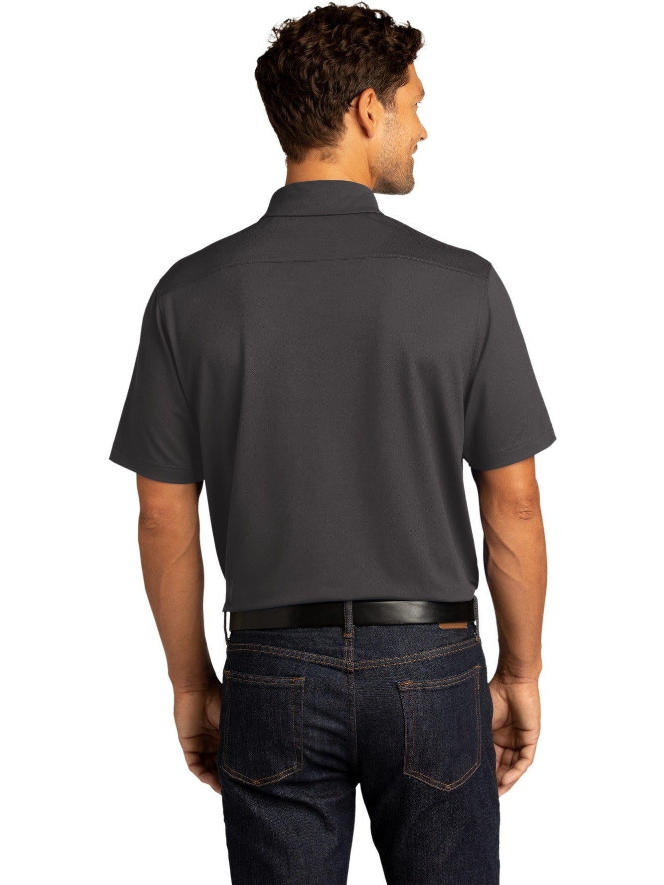 no-logo Port Authority City Stretch Polo-Regular-Port Authority-Thread Logic