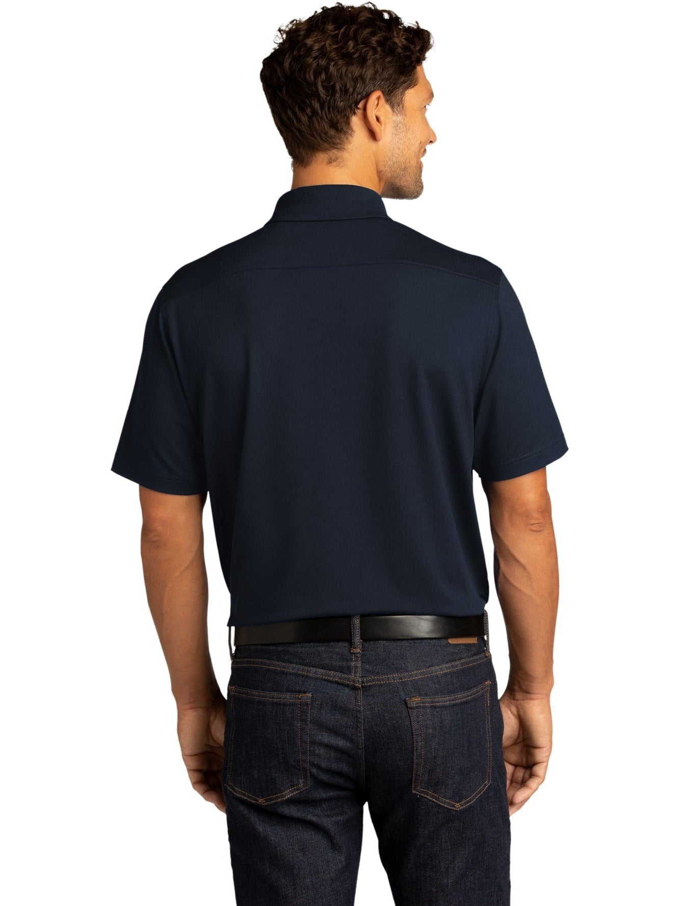 no-logo Port Authority City Stretch Polo-Regular-Port Authority-Thread Logic