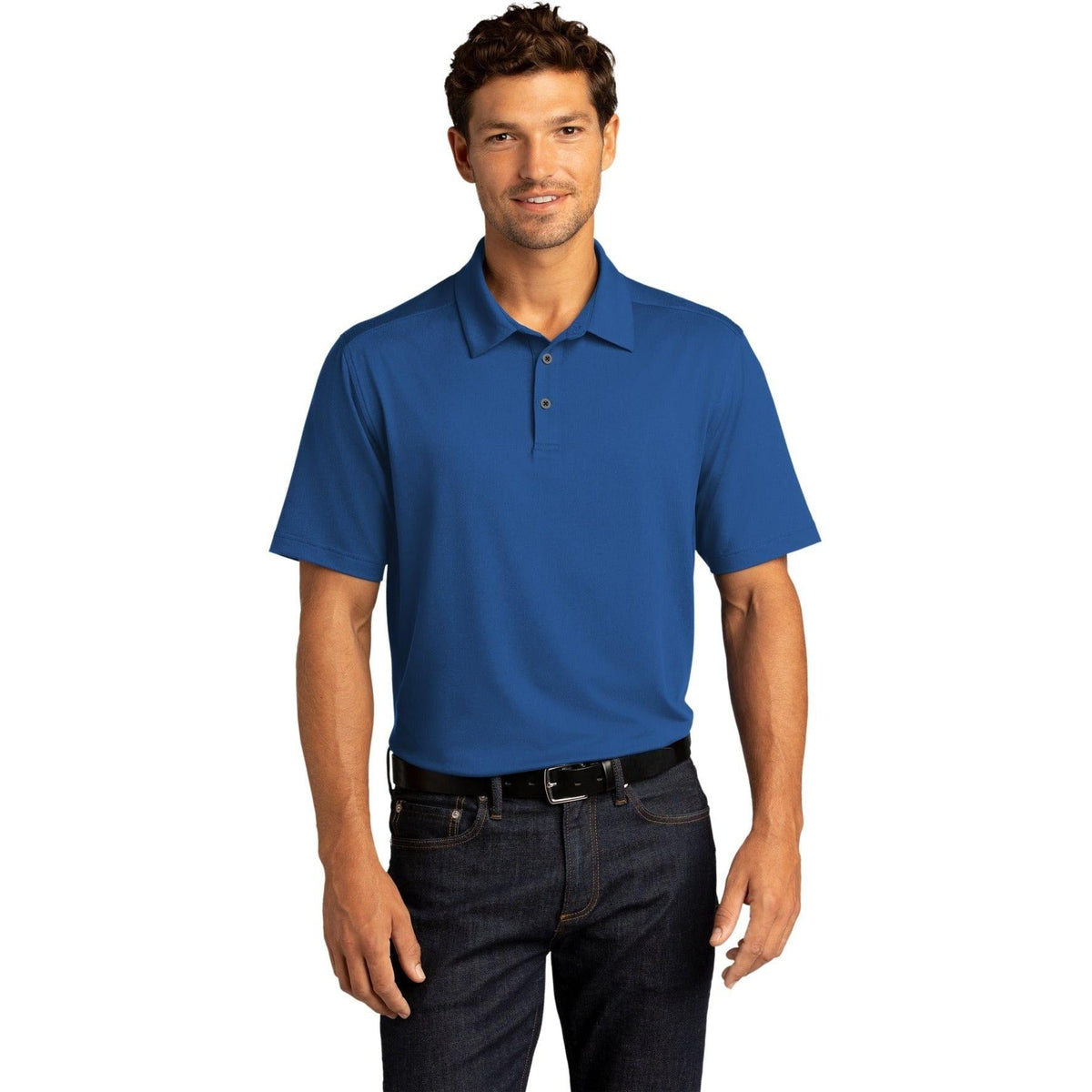 no-logo Port Authority City Stretch Polo-Regular-Port Authority-Thread Logic