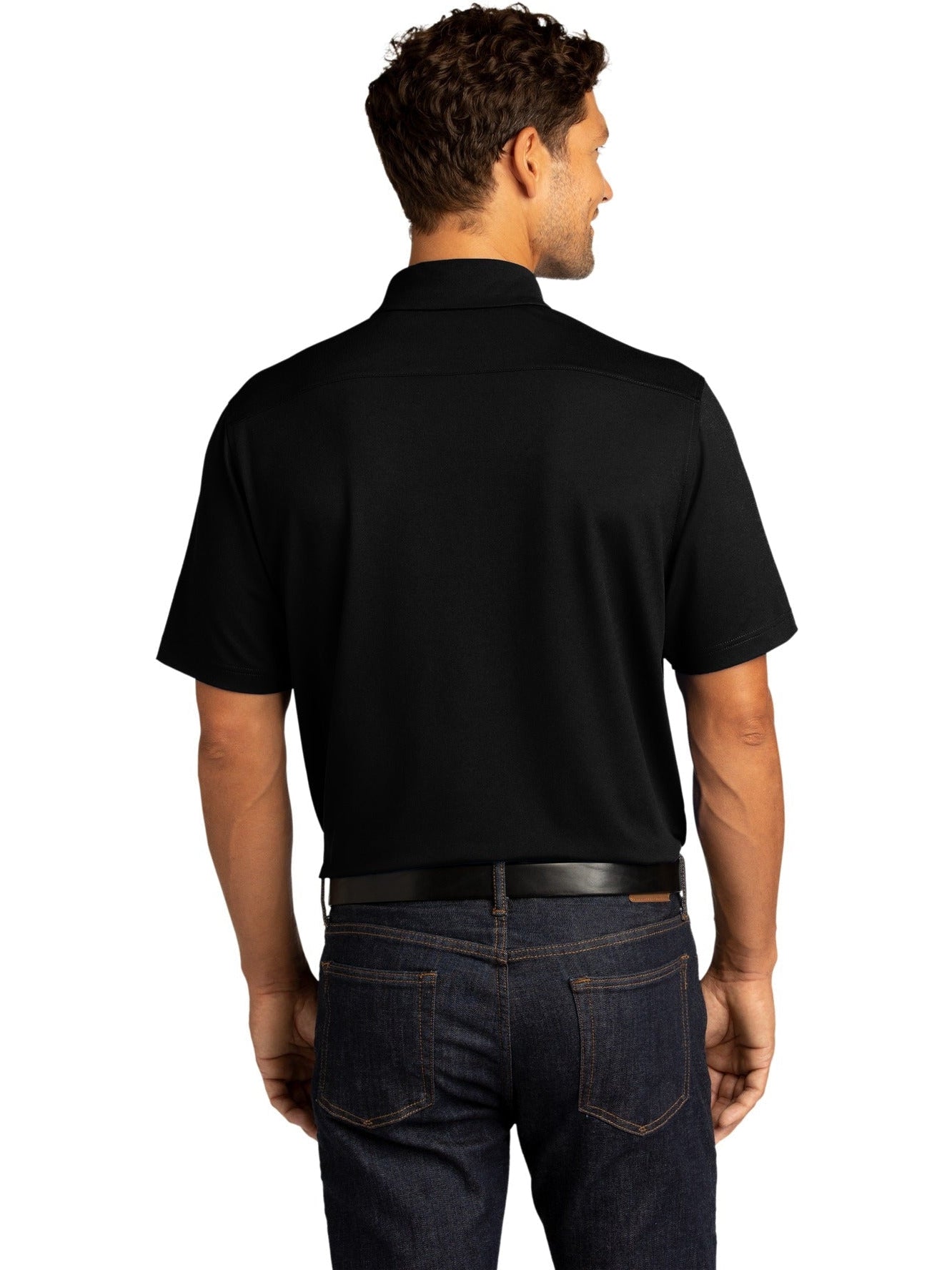 no-logo Port Authority City Stretch Polo-Regular-Port Authority-Thread Logic
