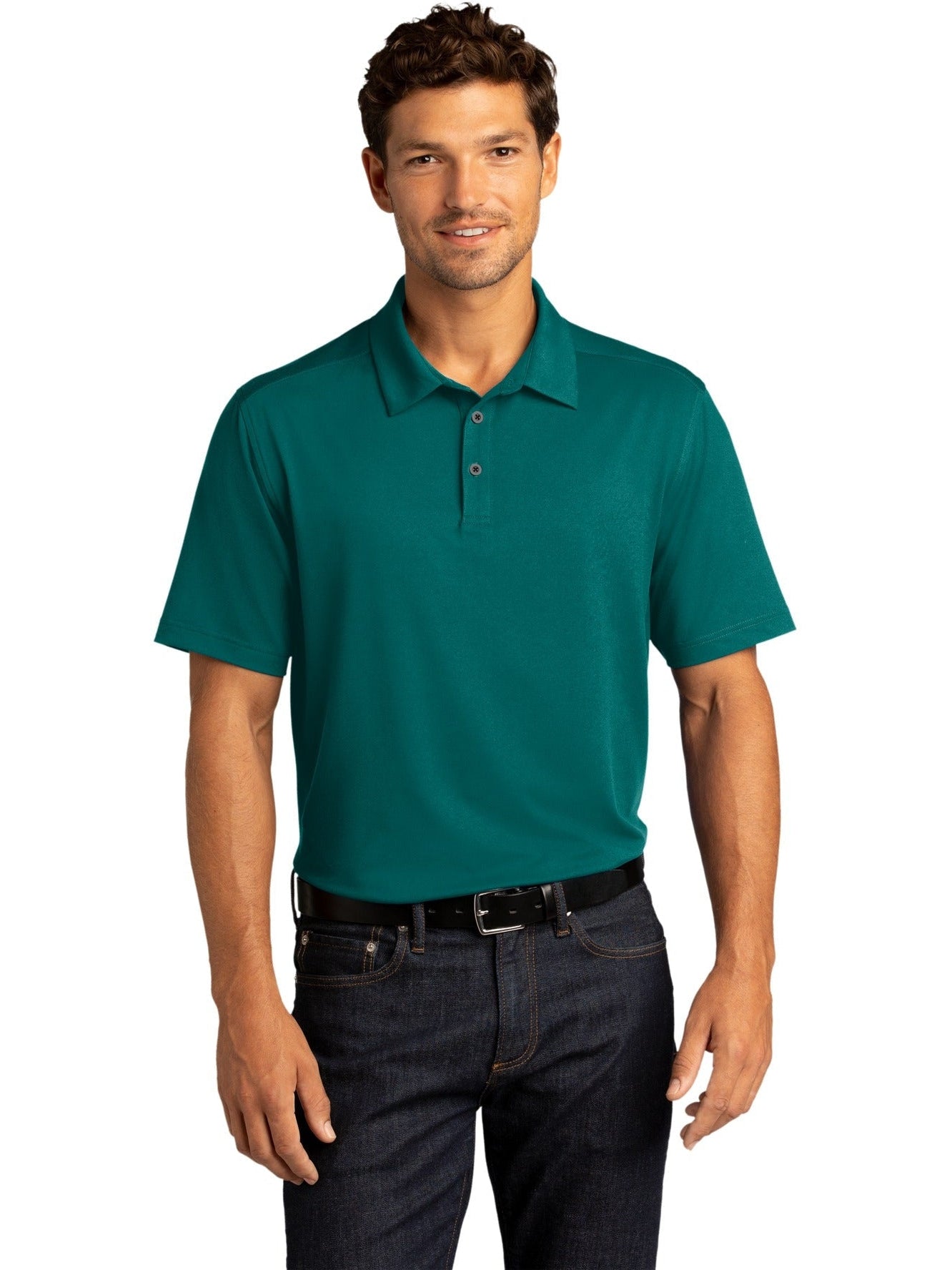 no-logo Port Authority City Stretch Polo-Regular-Port Authority-Thread Logic