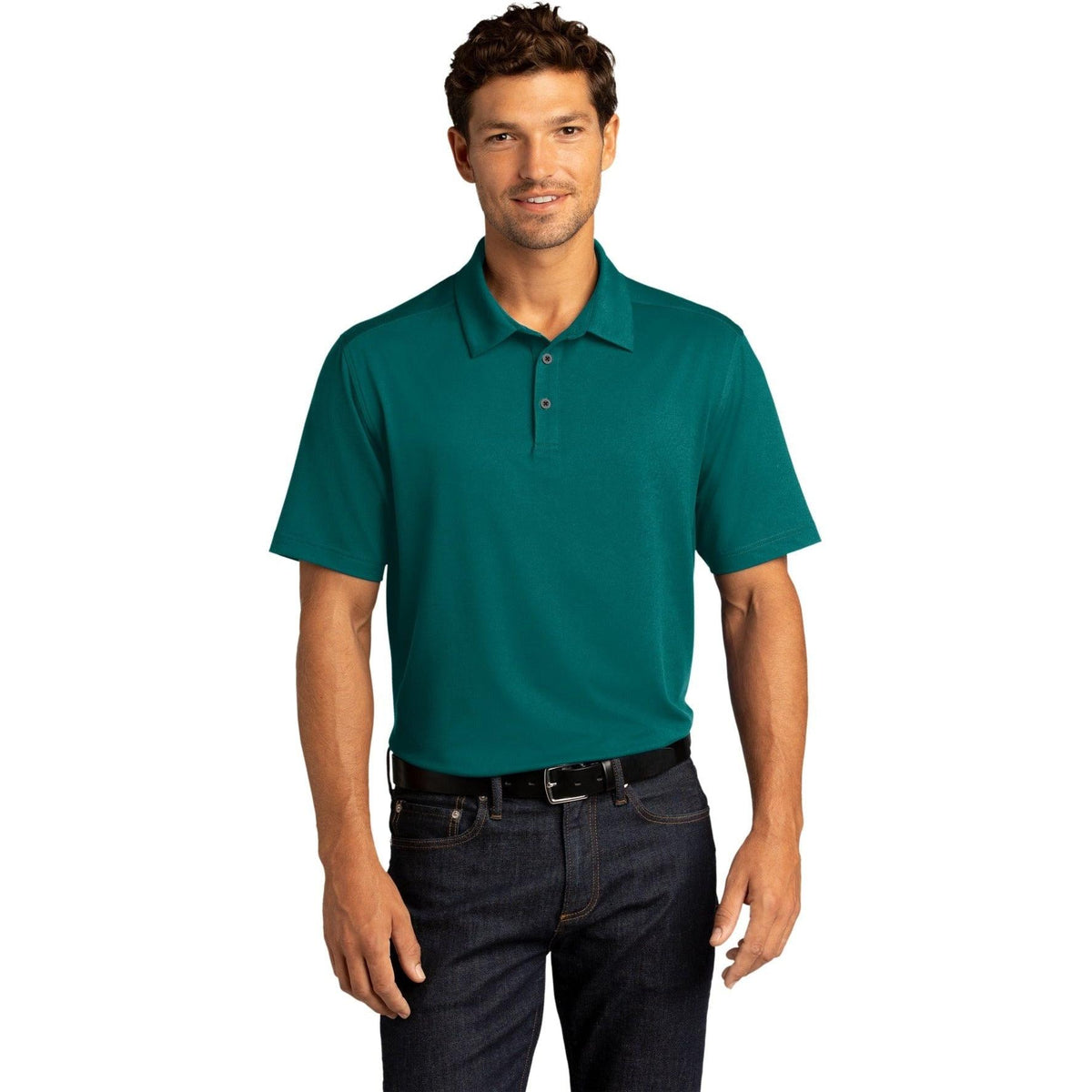 no-logo Port Authority City Stretch Polo-Regular-Port Authority-Thread Logic
