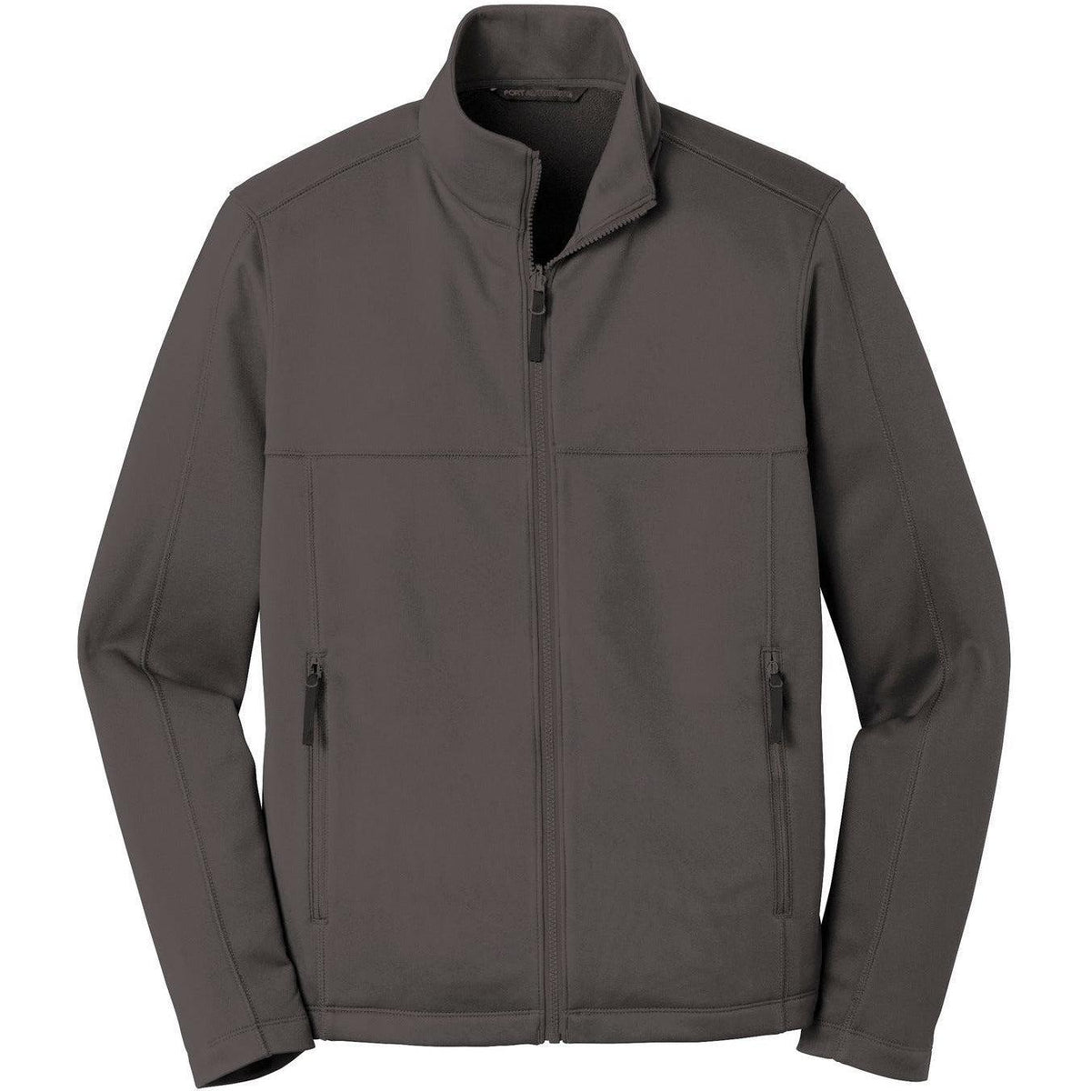 no-logo Port Authority Collective Smooth Fleece Jacket-Regular-Port Authority-Graphite-XS-Thread Logic