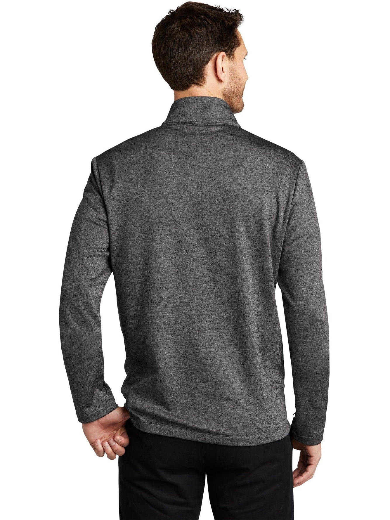 no-logo Port Authority Collective Striated Fleece Jacket-Regular-Port Authority-Thread Logic