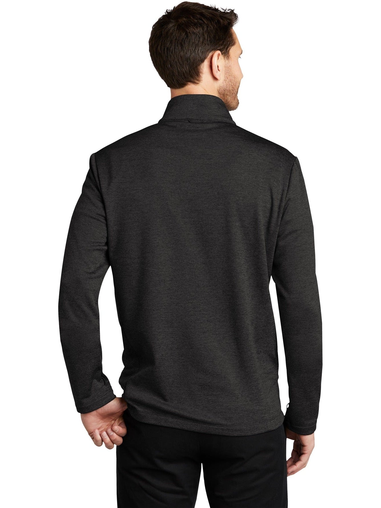 no-logo Port Authority Collective Striated Fleece Jacket-Regular-Port Authority-Thread Logic