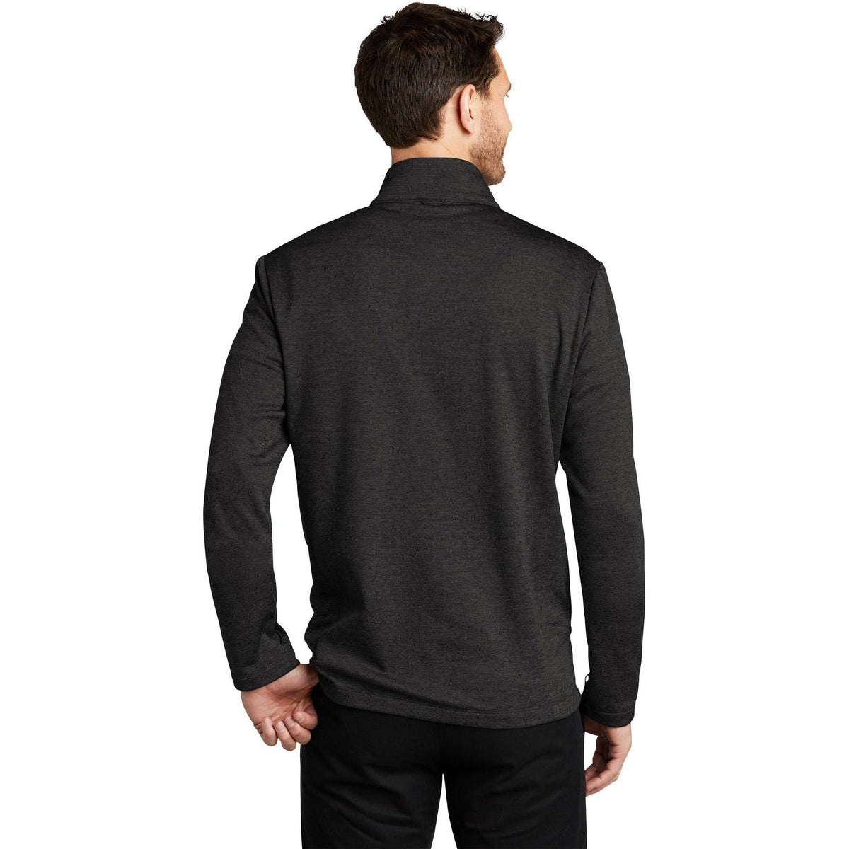 no-logo Port Authority Collective Striated Fleece Jacket-Regular-Port Authority-Thread Logic