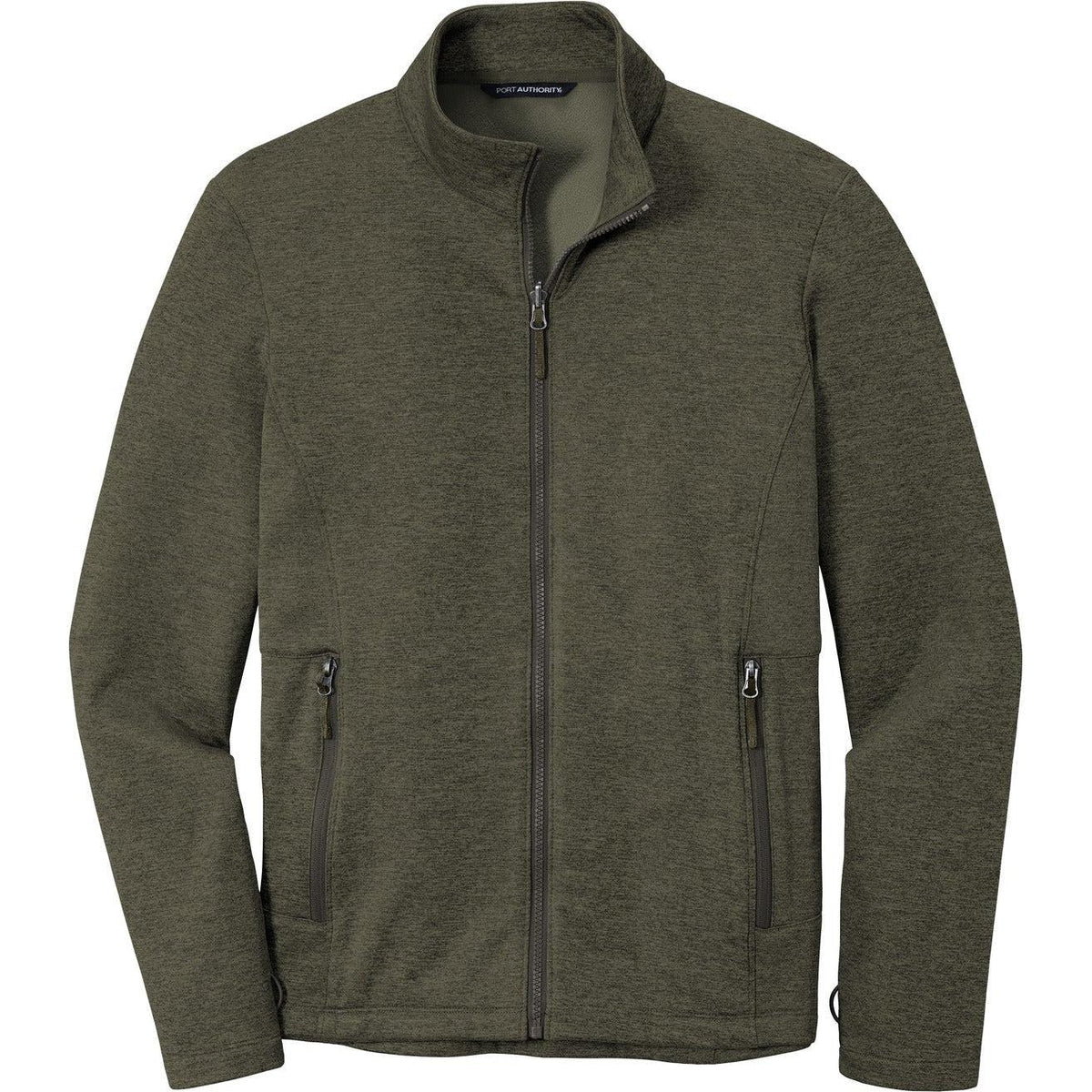 no-logo Port Authority Collective Striated Fleece Jacket