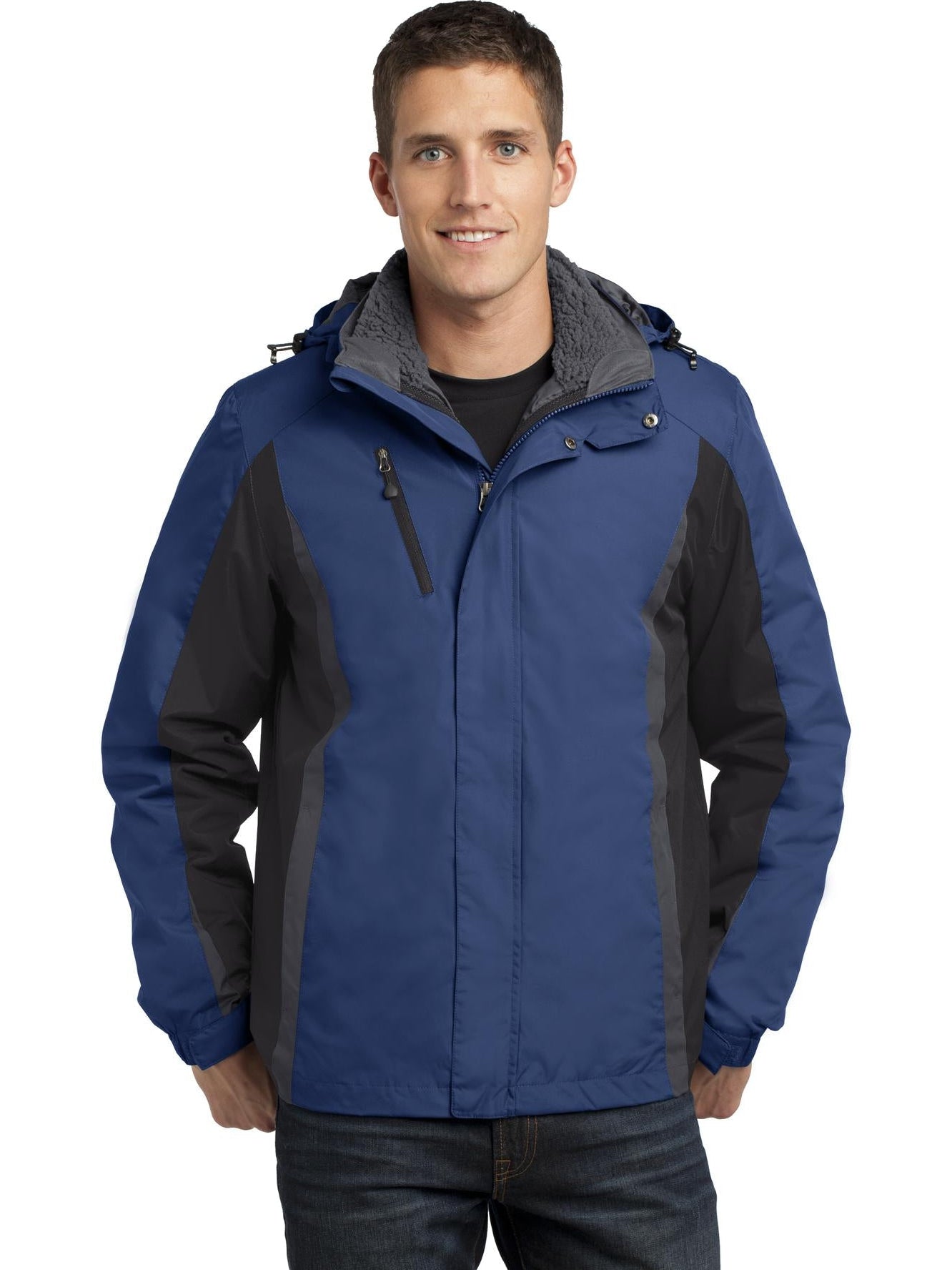 no-logo Port Authority Colorblock 3-In-1 Jacket-Regular-Port Authority-Thread Logic