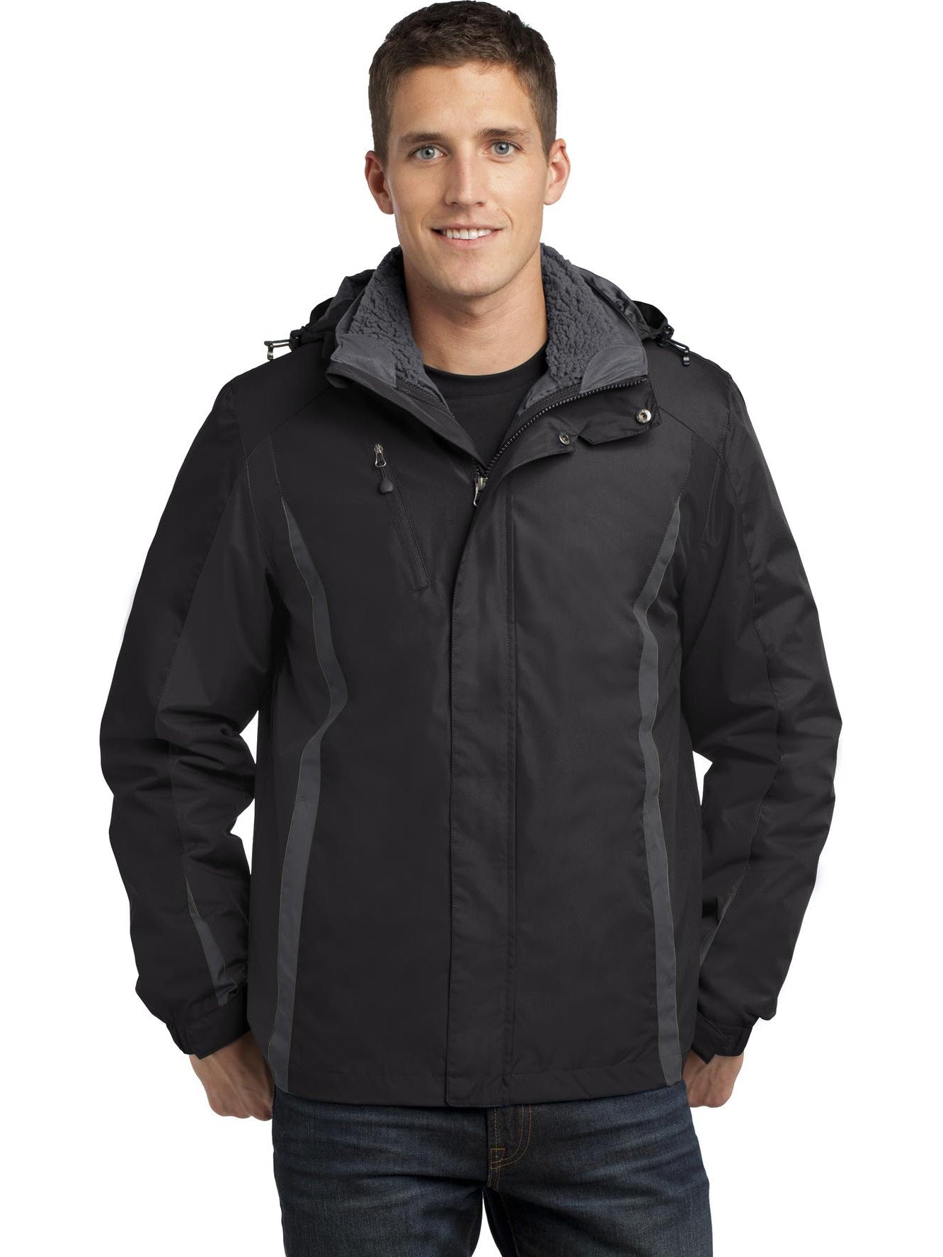 no-logo Port Authority Colorblock 3-In-1 Jacket-Regular-Port Authority-Thread Logic