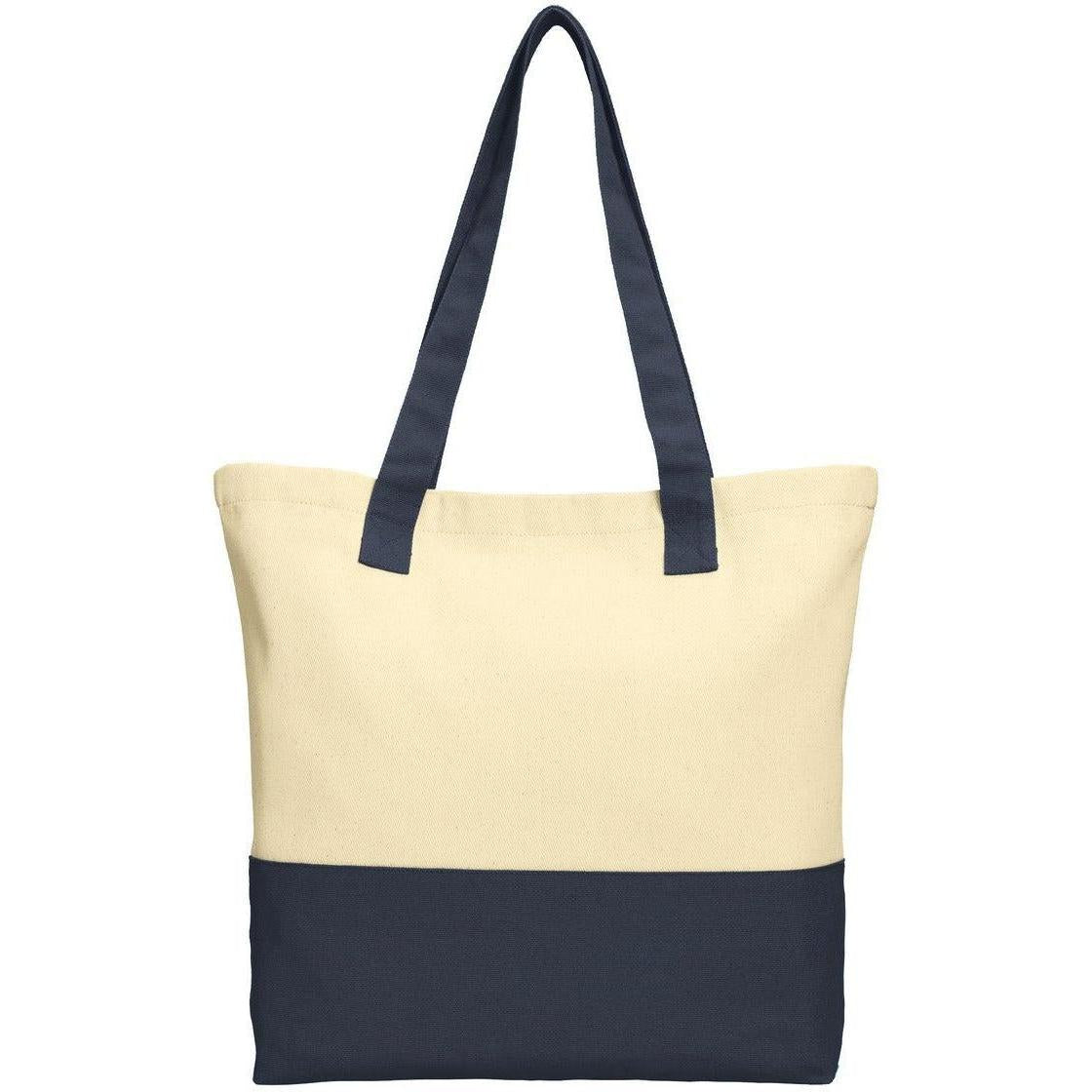 no-logo Port Authority Colorblock Cotton Tote-Regular-Port Authority-Thread Logic