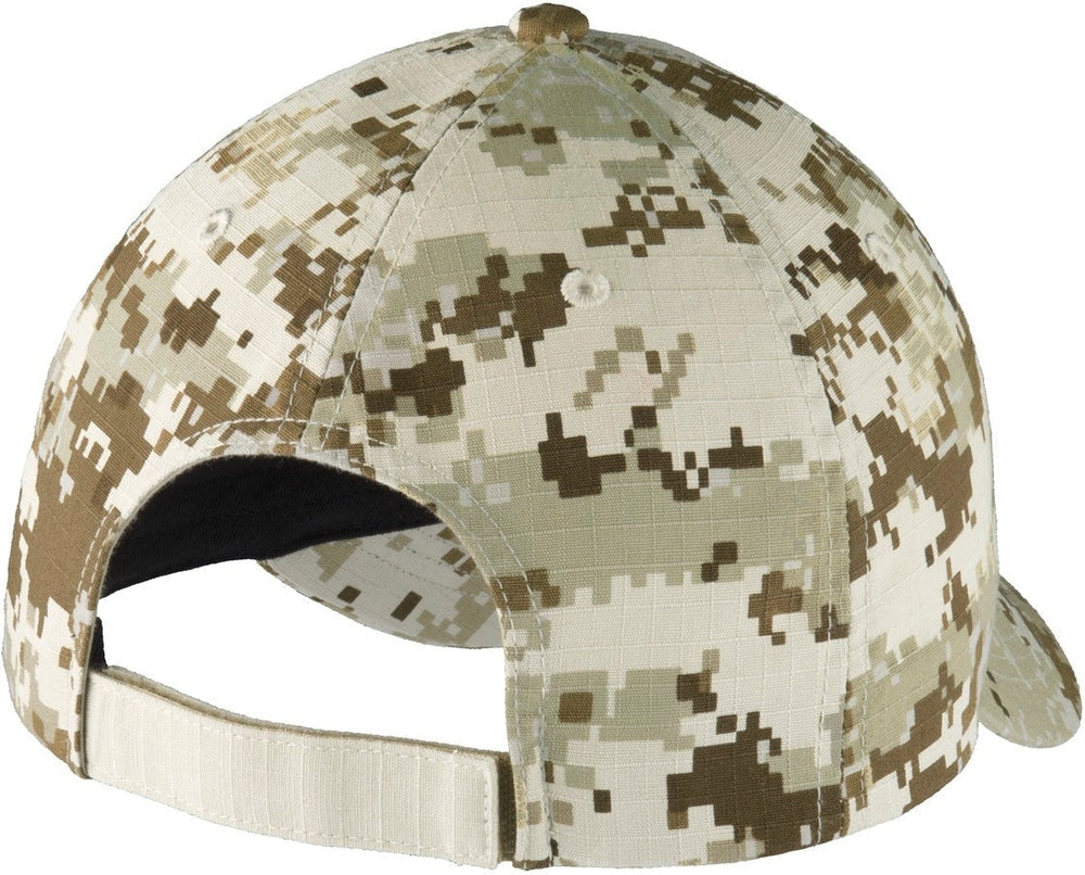 no-logo Port Authority Colorblock Digital Ripstop Camouflage Cap-Regular-Port Authority-Thread Logic