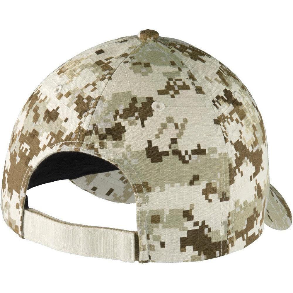 no-logo Port Authority Colorblock Digital Ripstop Camouflage Cap-Regular-Port Authority-Thread Logic