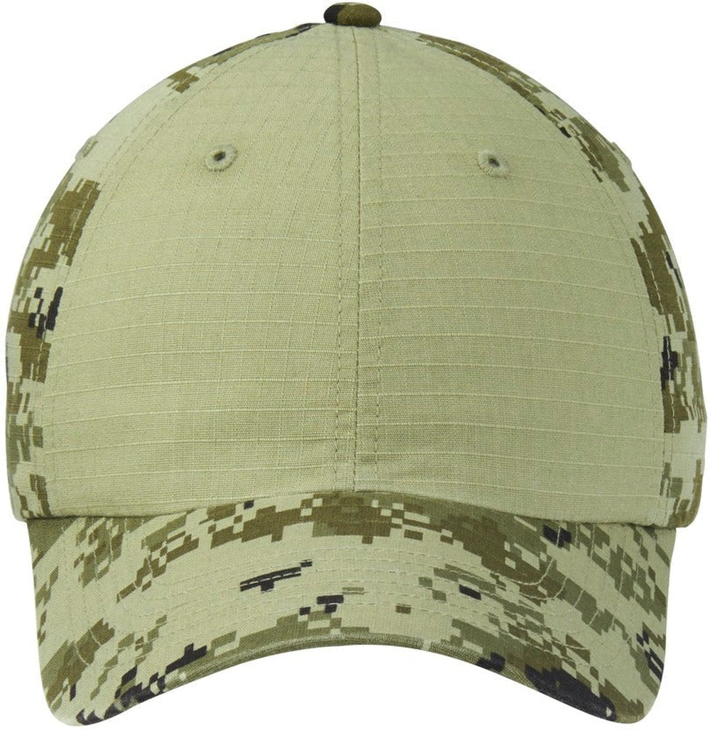 Port Authority Colorblock Digital Ripstop Camouflage Cap-Regular-Port Authority-Green Camo/Green-OSFA-Thread Logic