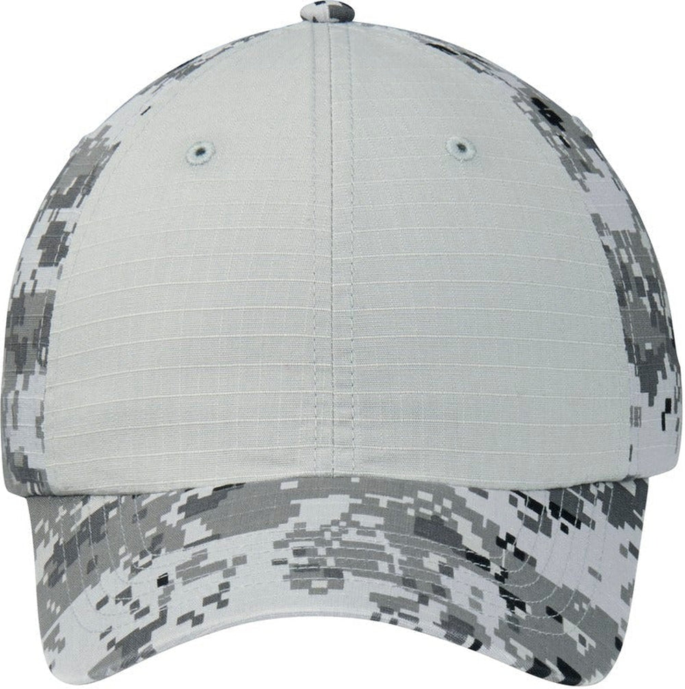 Port Authority Colorblock Digital Ripstop Camouflage Cap-Regular-Port Authority-Grey Camo/Grey-OSFA-Thread Logic