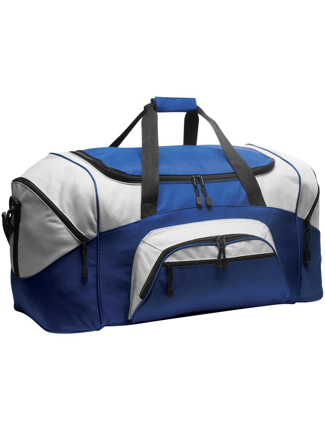Port Authority Colorblock Sport Duffel Bag-Regular-Port Authority-True Royal/Grey-Thread Logic