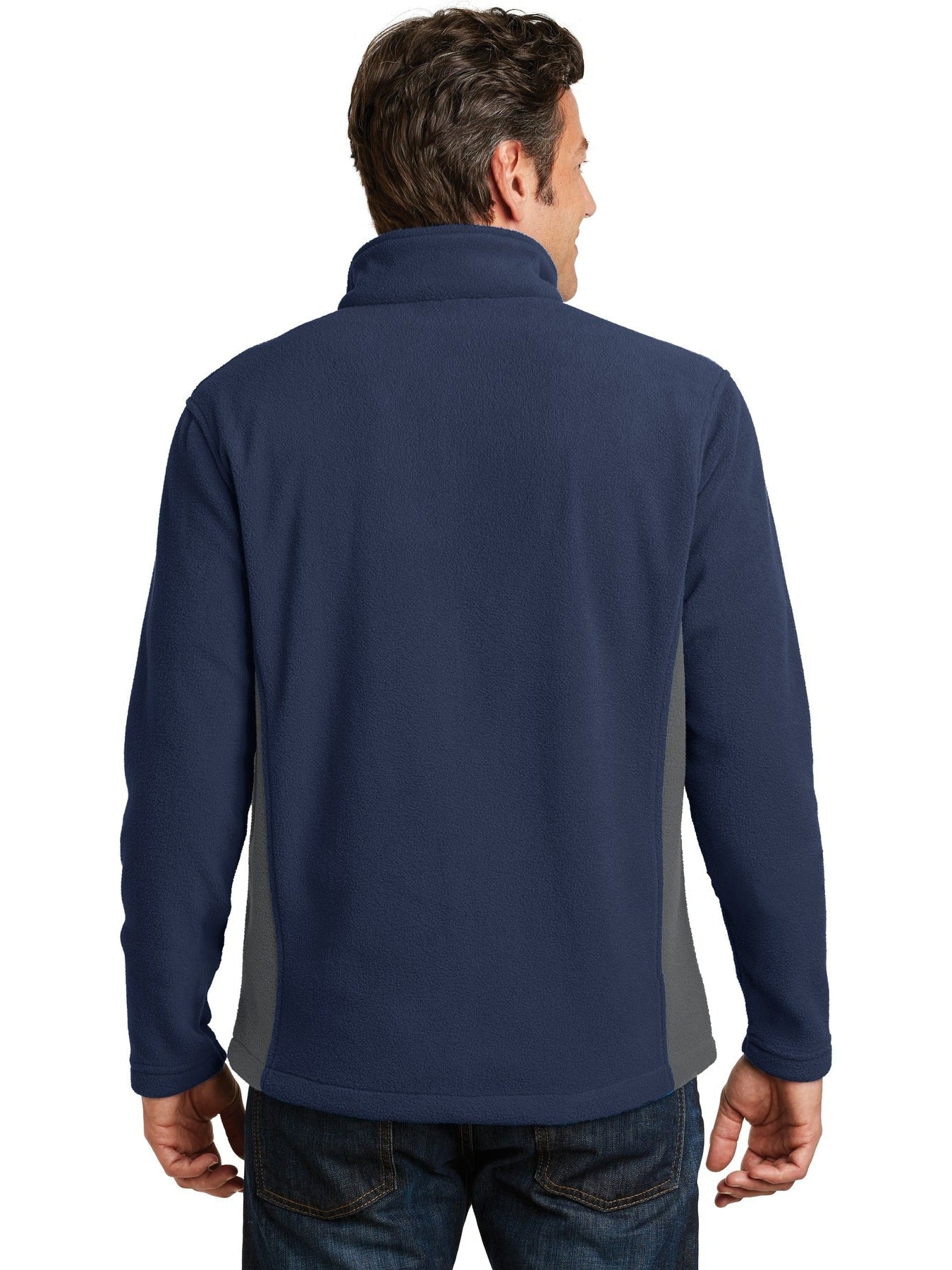 no-logo Port Authority Colorblock Value Fleece Jacket-Regular-Port Authority-Thread Logic