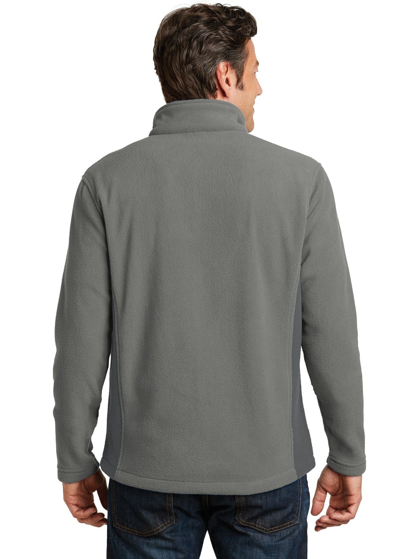 no-logo Port Authority Colorblock Value Fleece Jacket-Regular-Port Authority-Thread Logic