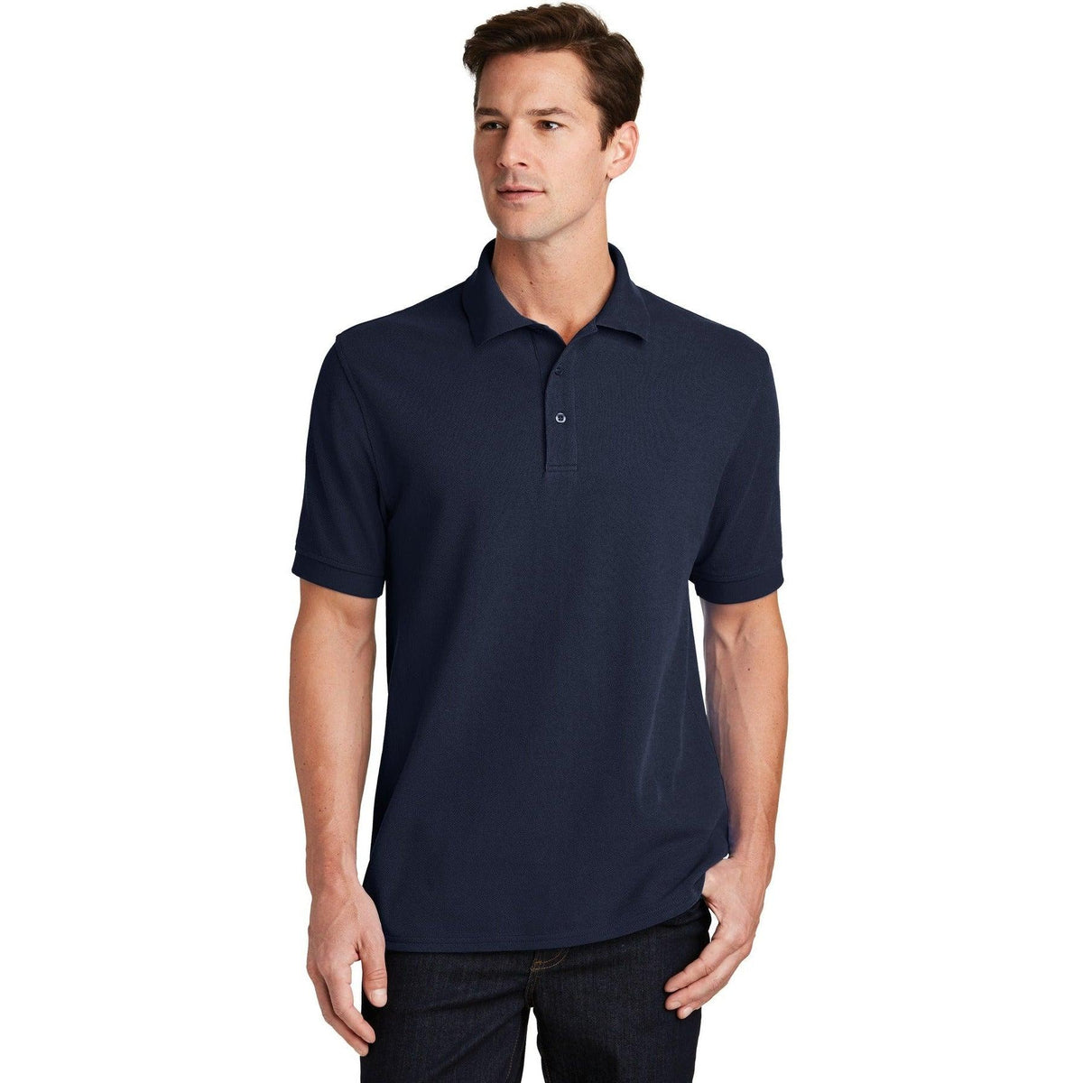 no-logo Port Authority Combed Ring Spun Pique Polo-Regular-Port Authority-Thread Logic