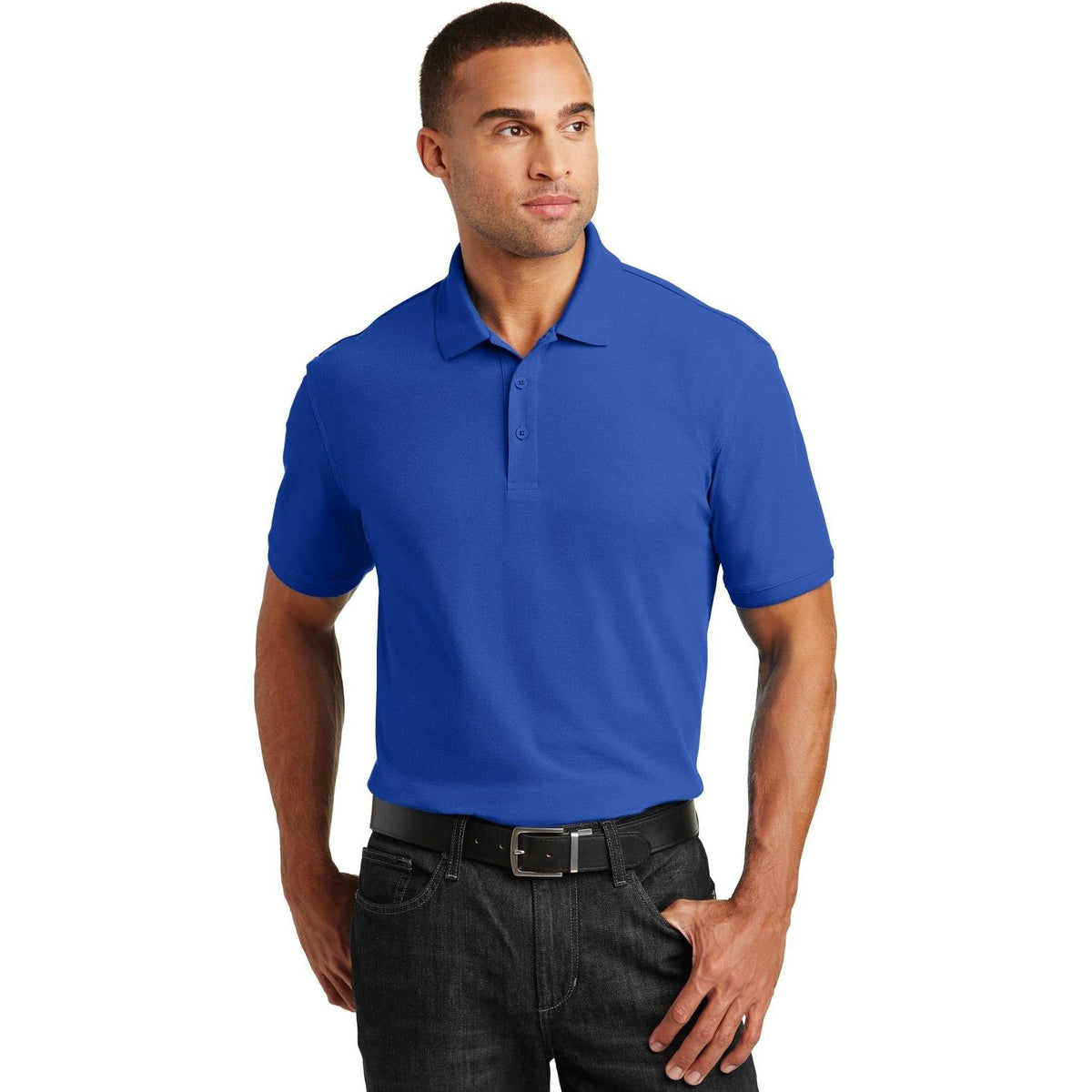 no-logo Port Authority Core Classic Pique Polo-Regular-Port Authority-Thread Logic