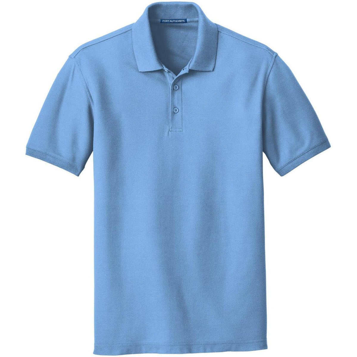 no-logo Port Authority Core Classic Pique Polo-Regular-Port Authority-Carolina Blue-S-Thread Logic