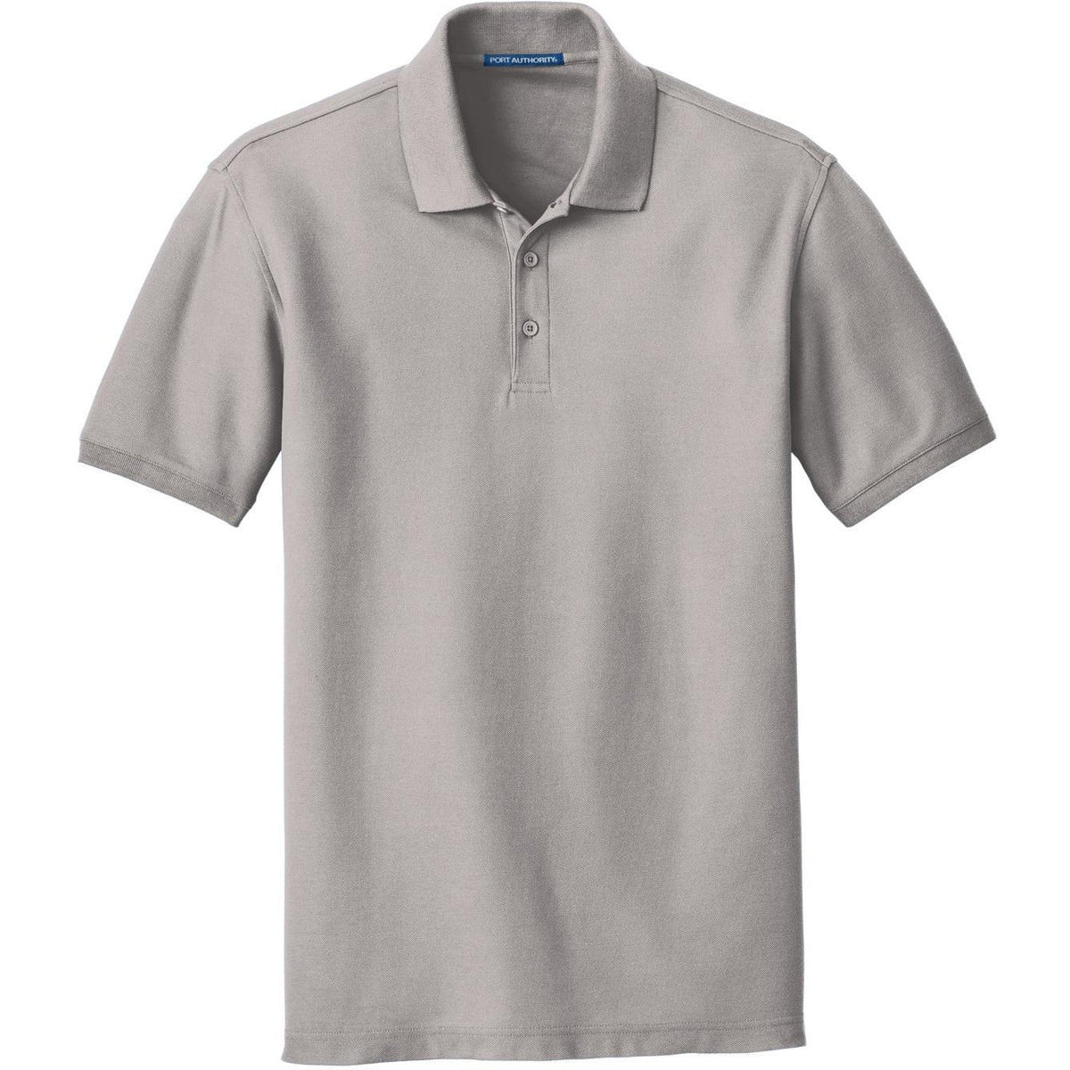 no-logo Port Authority Core Classic Pique Polo-Regular-Port Authority-Gusty Grey-S-Thread Logic