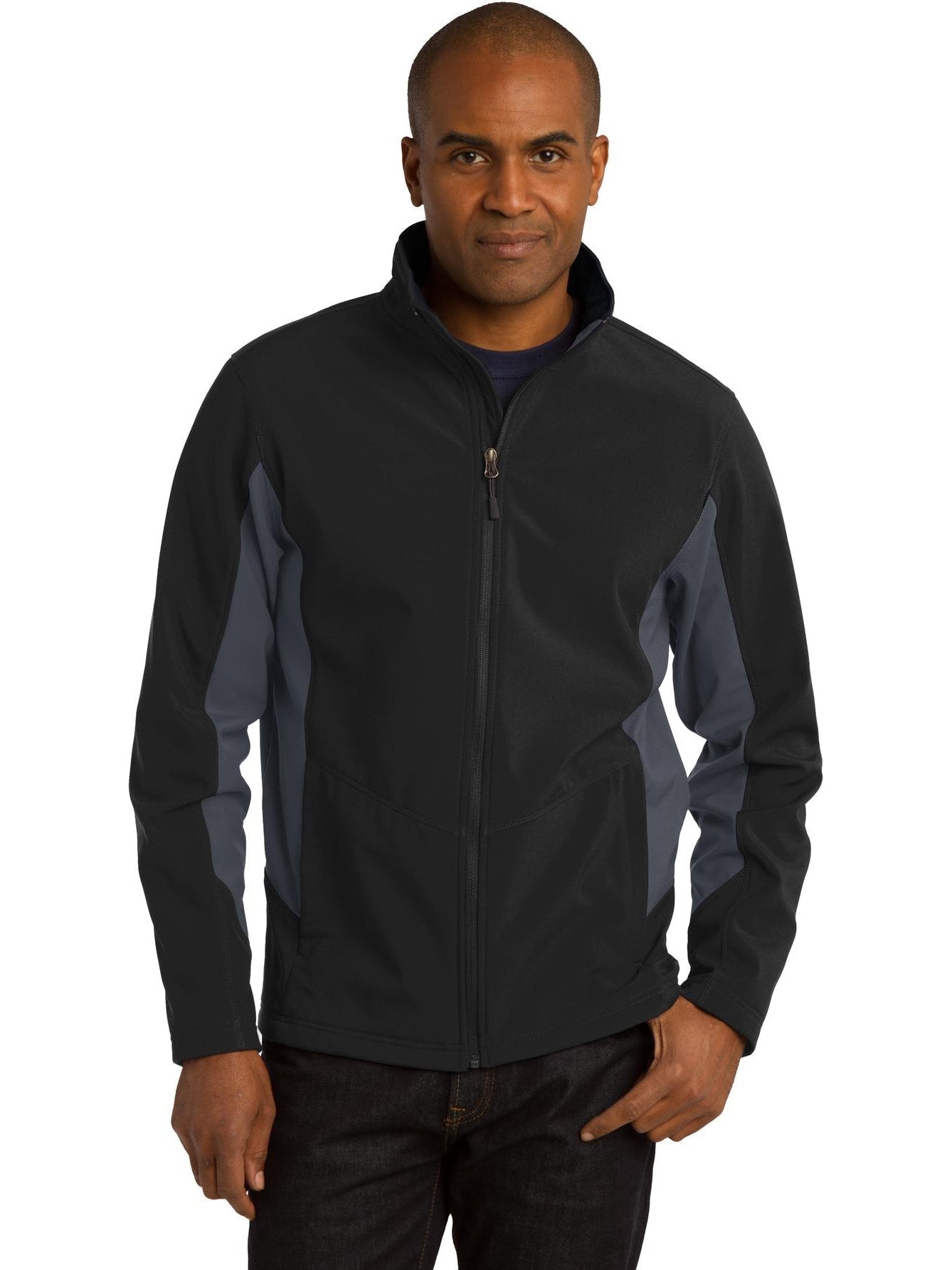 no-logo Port Authority Core Colorblock Soft Shell Jacket-Regular-Port Authority-Thread Logic