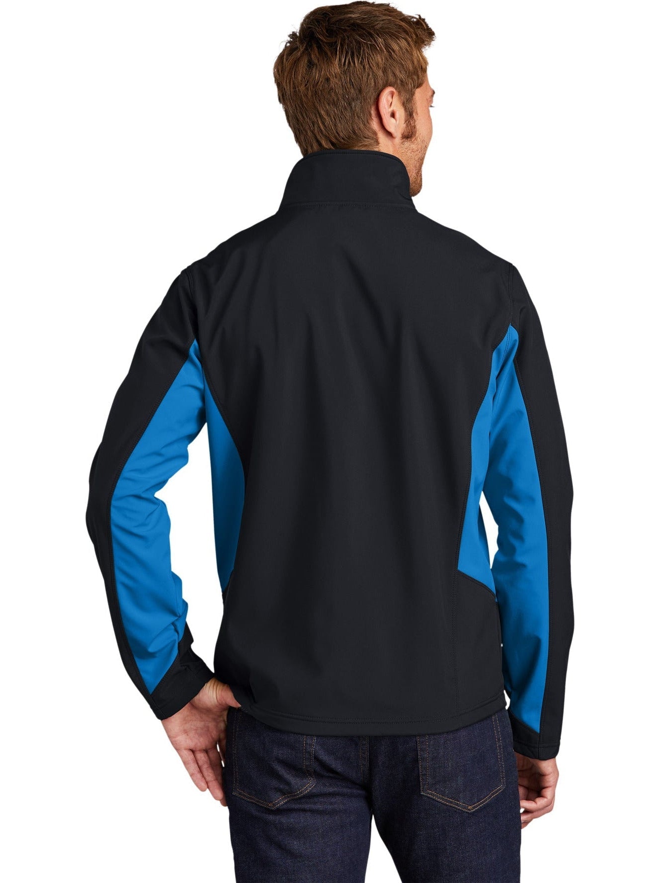 no-logo Port Authority Core Colorblock Soft Shell Jacket-Regular-Port Authority-Thread Logic