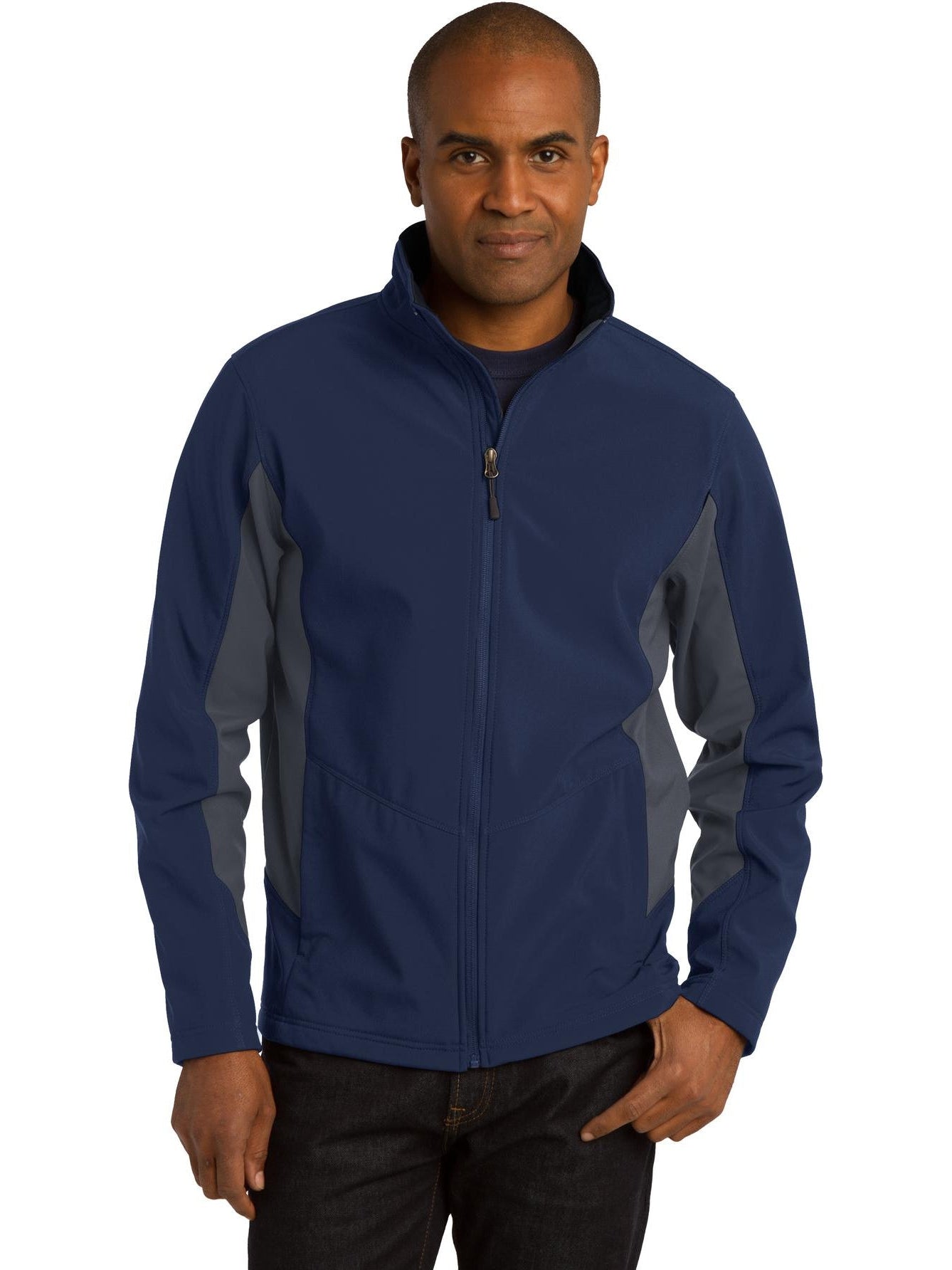 no-logo Port Authority Core Colorblock Soft Shell Jacket-Regular-Port Authority-Thread Logic