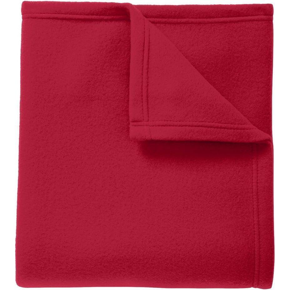 no-logo Port Authority Core Fleece Blanket-Regular-Port Authority-Rich Red-1 Size-Thread Logic