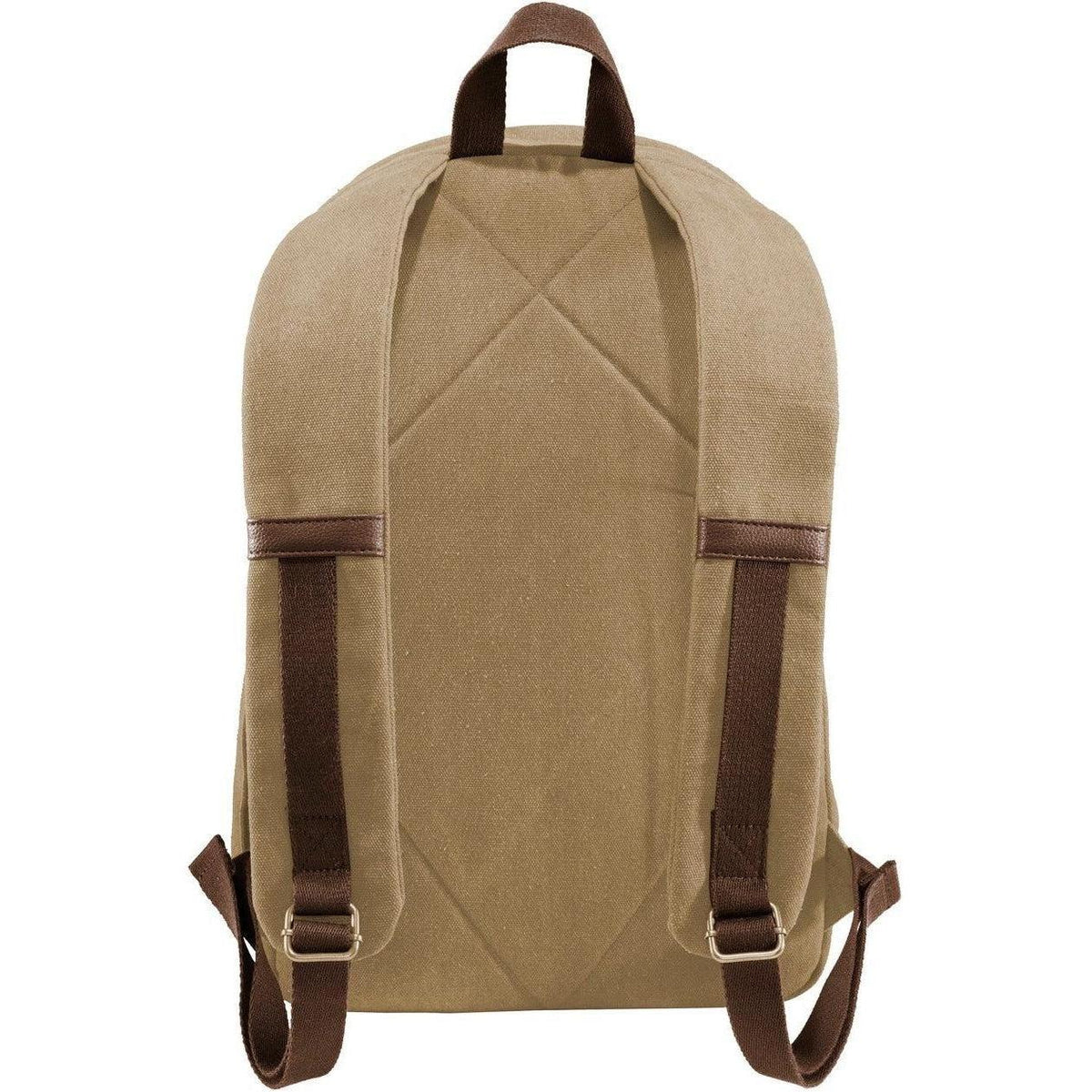 no-logo Port Authority Cotton Canvas Backpack-Bags-Port Authority-Thread Logic