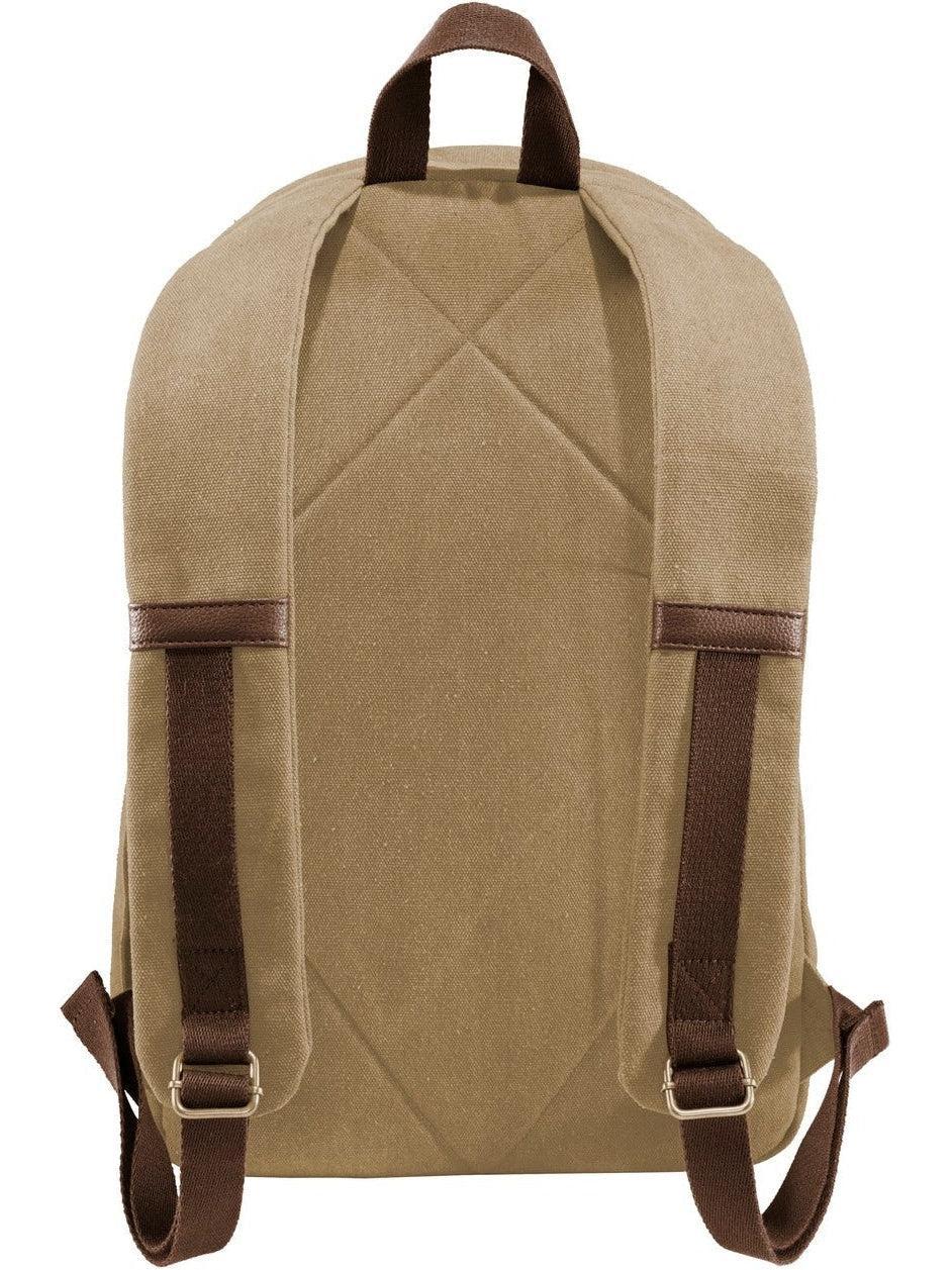 no-logo Port Authority Cotton Canvas Backpack-Regular-Port Authority-Thread Logic