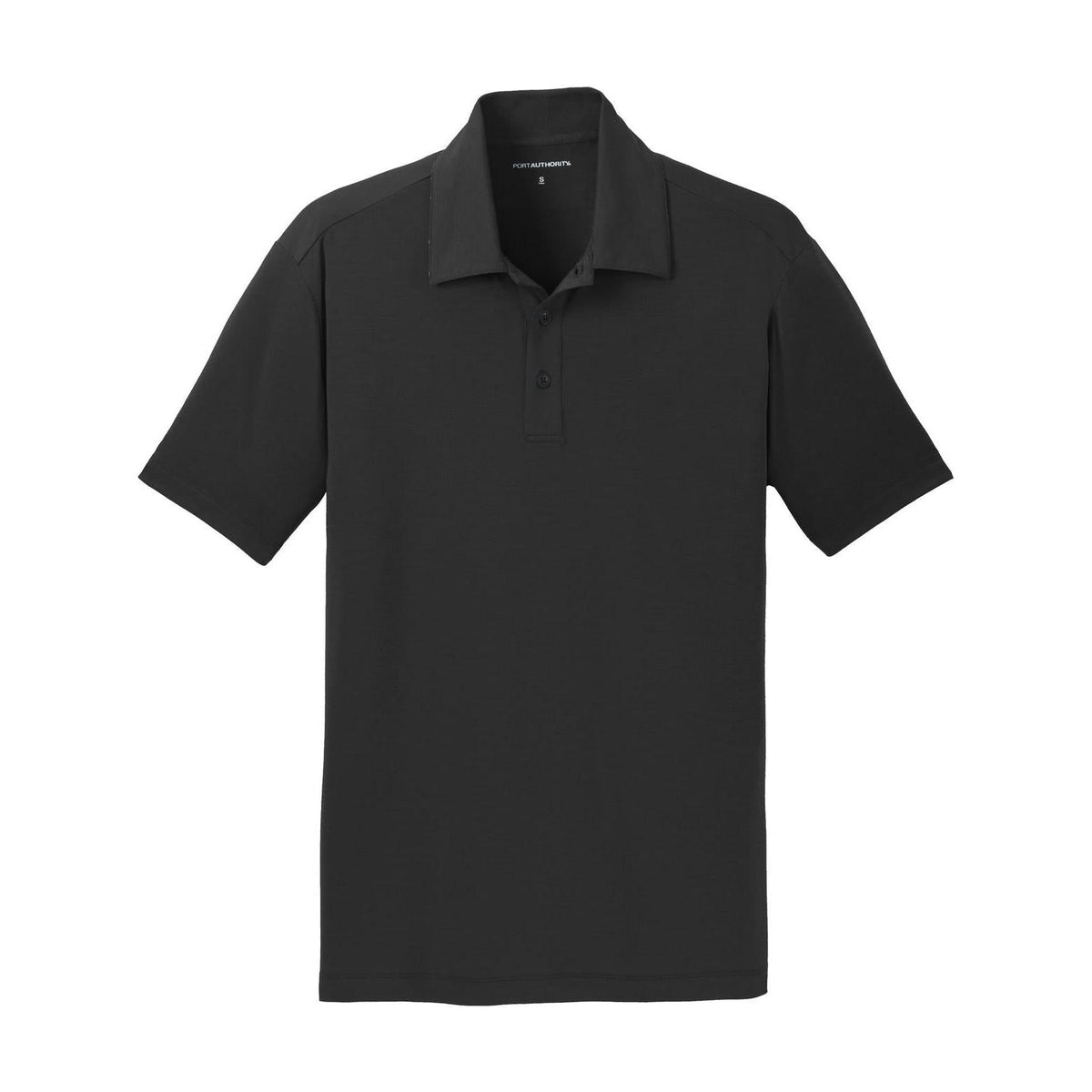 no-logo Port Authority Cotton Touch Performance Polo-Regular-Port Authority-Black-S-Thread Logic