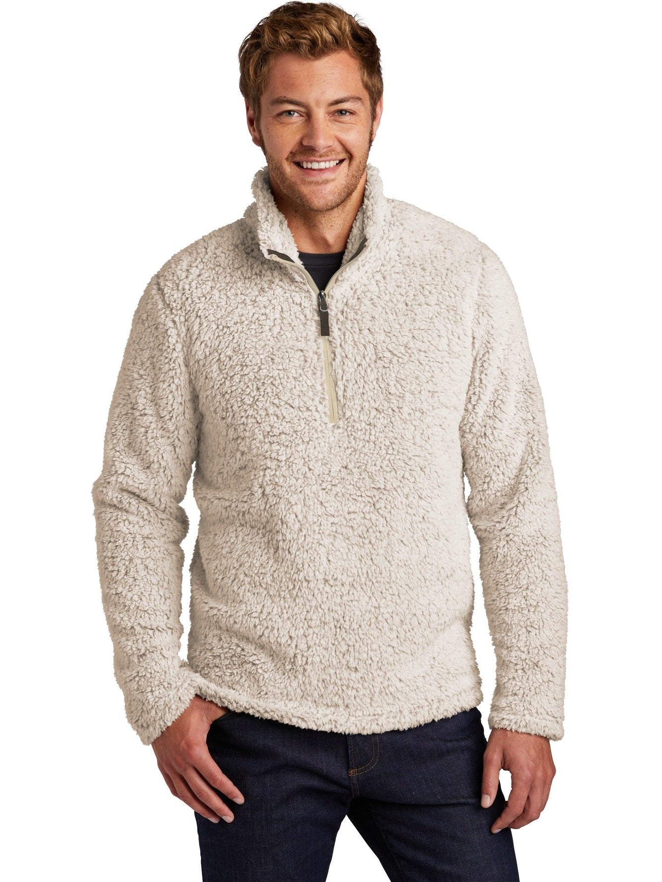 no-logo Port Authority Cozy 1/4-Zip Fleece-Regular-Port Authority-Thread Logic