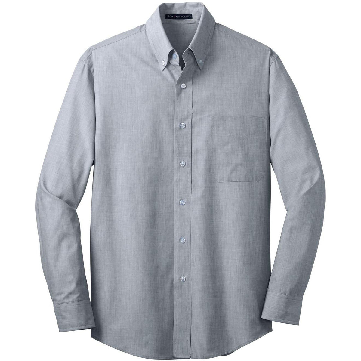 no-logo Port Authority Crosshatch Easy Care Shirt