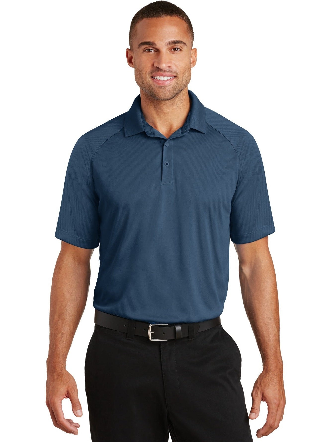 no-logo Port Authority Crossover Raglan Polo-Regular-Port Authority-Thread Logic